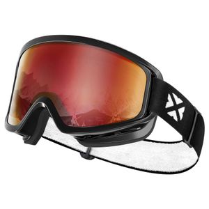 Lunettes de Ski MAXJULI Sports de neige OTG Snowboard pour hommes femmes jeunesse 100 protection motoneige Ski patinage M7 231109