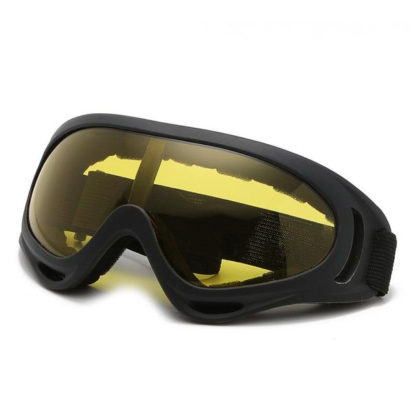 Gafas de esquí hombres mujeres visión nocturna esquí invierno Gafas a prueba de viento Gafas al aire libre UV400 Anti-impacto Snowboard Snowmobile Gafas