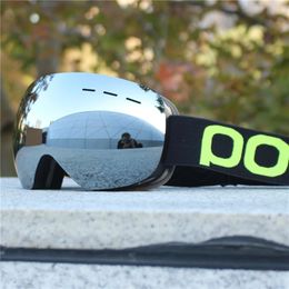 Gafas de esquí Hombres Mujeres Invierno Casas de esquí anti-fog invernal con máscara gratis capas dobles UV400 gafas de snowboard Oculos snowboard 240422