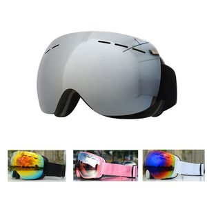 Ski -bril Men Men Dames Winter ing masker Glazen dubbele lens Antifog UV Snowboarden Eyewear Windvrije sneeuwaccessoires 221124