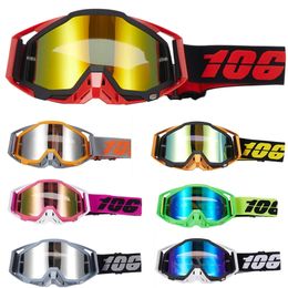 Lunettes de ski Lunettes de course de motocross106% Lunettes de motocross Lunettes MX Off Road Masque Casques Lunettes de ski Sport Gafas pour moto Dirt 231116