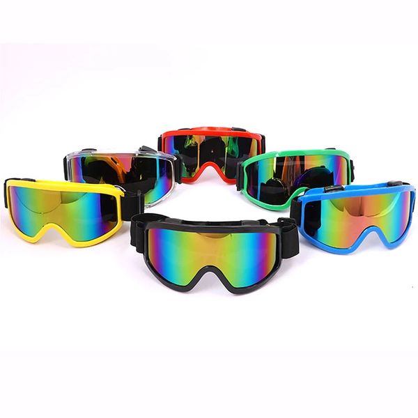 Lunettes de Ski moto Sports de plein air lunettes de protection coupe-vent Gzl cyclisme course café Racer Chopper 231215