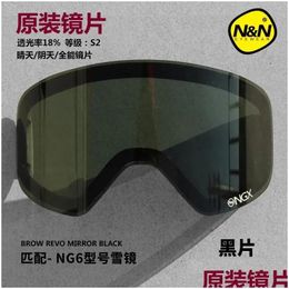 Lunettes de ski Nandn NG6 Original bricolage lunettes de ski lentille supplémentaire lunettes de Vision nocturne et diurne modifiable haute qualité livraison directe sport Oterl