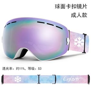 Ski Goggles NATFIRE Double Layers Anti fog UV400 Snowboard Snow Snowmobile Glasses Eyewear Outdoor Sport Skiing Googles 230920