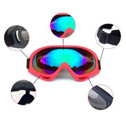 Ski-bril Outdoor Winter Snow Sports ing Snowboard Anti-Fog Winddichte stofdichte Glazen UV400 Zonnebrillen Eyewear L221022