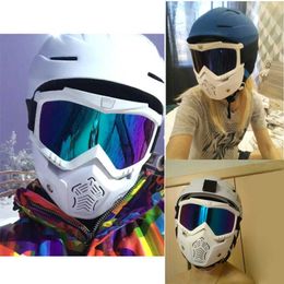Ski -bril Reedocks ing goggs modulair masker detachab mondfilter mannen vrouwen sneeuwscootboard snowboard sneeuw winterglazen l221022