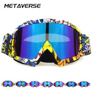 Skibril Skibril Motorfietslaag Gepolariseerde lens Buitenshuis Skiën Anti-condens Snowboard Winddicht Heren Dames Helmbril Bril Brillen HKD230725