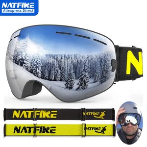 Ski Goggles Ski Goggles Anti Fog Winter Snow Sports Goggles with UV Protection for Men Women Youth Interchangeable Lens Snowboard Glasses 231113