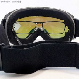 Óculos de esqui Óculos de esqui Anti-vento Óculos de proteção para os olhos Anti-radiação Óculos de montanhismo de alta qualidade Equipamento ao ar livre de inverno Adultos Q230831