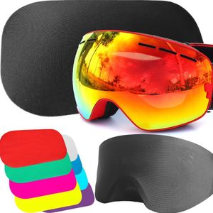 Ski Ggggles Couvercle de masque de protecteur élastique protable universel pour verres anti-écrat à épreuves de rangement Sac Eyeware Guard 221020