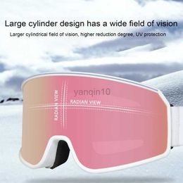 Gafas de esquí Gafas de esquí de invierno Protección UV Gafas de snowboard Antiniebla Capas dobles Gafas de esquí a prueba de viento Deporte al aire libre Gafas de nieve HKD230725