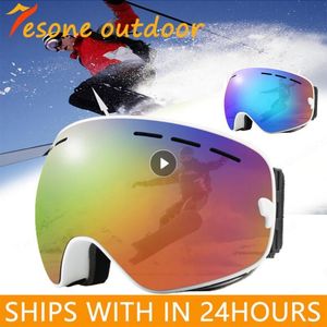 Lunettes de ski sports de neige d'hiver avec protection anti-buée anti-uv pour hommes femmes jeunes verres interchangeables premium 230821