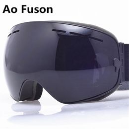 Gafas de esquí Snowboard de invierno UV400 Big Vision Profesión Máscara esférica Esquí Hombres Mujeres Nieve Moto de nieve Gafas Sci Gafas 231202