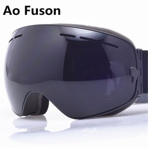 Lunettes de ski hiver Snowboard UV400 grande Vision Profession masque sphérique Ski hommes femmes neige motoneige lunettes Sci lunettes 230824