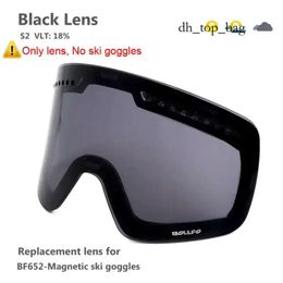 Skibril met magnetische dubbellaags gepolariseerde lens Ing Antifog Uv400 Snowboard Heren Dames Brillenkoker 221109 2793