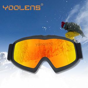 Skibrillen YOOLENS Skibrillen voor kinderen Dubbele anti-condens UV400 Kinderbrillen Sneeuwbrillen Buitensporten Meisjes Jongens Snowboard Skiën Mode HKD230725