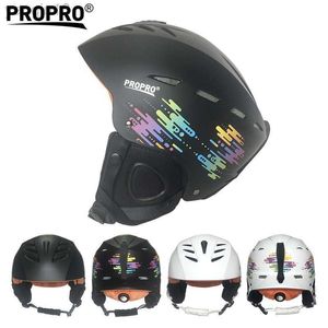 Casques de ski 2021 Casque de ski Hommes Femmes Hiver Sports de plein air Casque Casque de ski Enfant Skateboard Snowboard Casques Casques de neige HKD230808