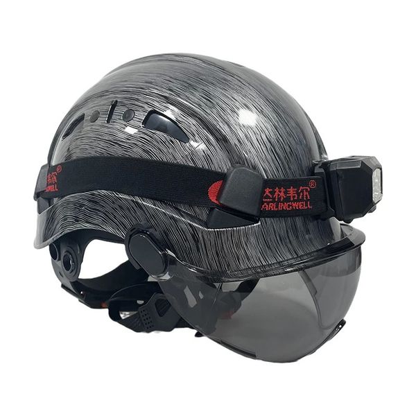 Casques de ski Casque de sécurité ABS Construction Escalade Travailleur Protection Hard Hat Cap Industrial SecurityProtection ANSI 231204