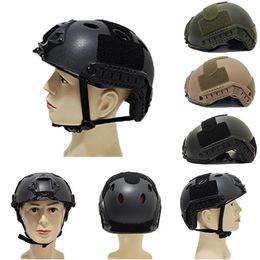 Лыжные шлемы, детский защитный шлем для пейнтбола, военные игры, тактический армейский страйкбол, FAST с очками Lightwei 231113