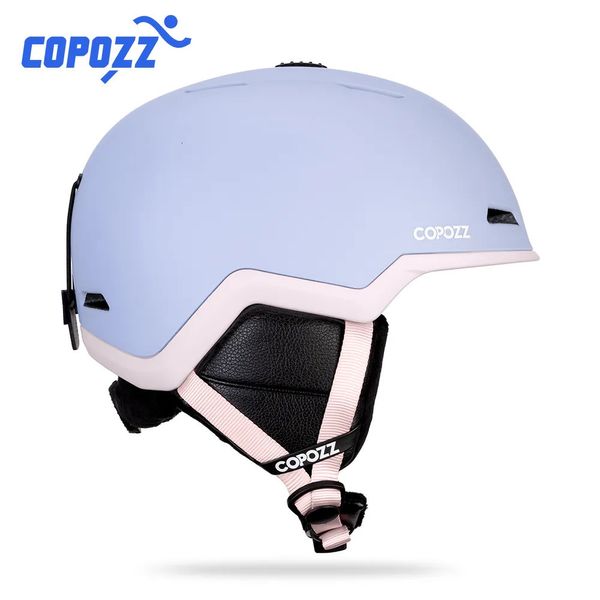 Cascos de esquí COPOZZ Casco de snowboard de esquí de invierno Casco de seguridad antiimpacto medio cubierto Ciclismo Moto de nieve Esquí protector para adultos y niños 231120