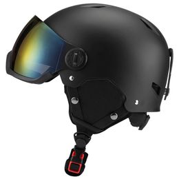 Skihelmen Helm Winddicht AntiImpact Sneeuwbril Buitensporten Warm Integraal gegoten Veiligheidssnowboard 231130