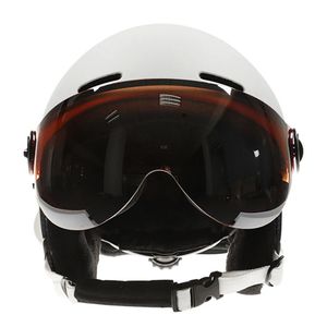 Casques de ski LOCLE lunettes casque de Ski intégralement moulé casque de Snowboard hommes femmes patinage Skateboard casque de Ski avec lunettes 231114