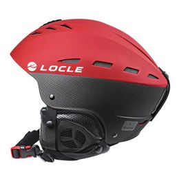 Casques de ski LOCLE casque de Ski homme ou femme casque de Ski ultraléger Certification CE ABSEPS neige Skateboard Ski Snowboard casque 52-61 cm 231205