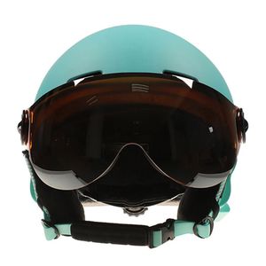 Casques de ski LOCLE mise à niveau Certification CE casque de Ski lunettes de sport de plein air intégralement moulées casque de Ski adulte ou enfant casque de Snowboard 231114