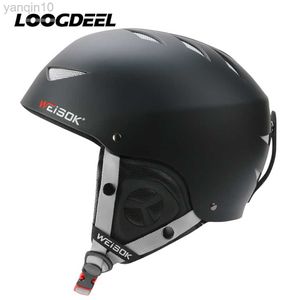 Skihelmen Loogdeel Professionele lichte skihelm met veiligheidscertificaat Integraal gegoten snowboardhelm Skiën Heren Dames Kind Kinderen HKD230808