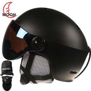 Casques de ski Hommes femmes enfants Casque de Ski avec lunettes masque couverture Moto rapide planche à roulettes Scooter Snowboard patinage Casco escalade Capacete Casque 230921