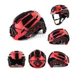 Casques de ski couleur rouge FMA tactique Airsoft Caiman casque balistique Sports de plein air escalade 231117