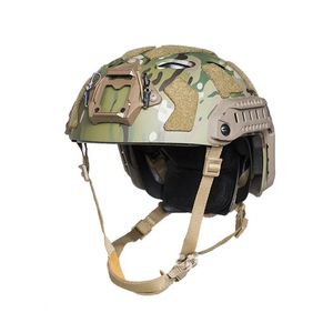 Skihelmen Tactische Helm FAST SF Multicam voor Airsoft Schermutseling Jacht Militaire Training Beschermende TB1365B 231113