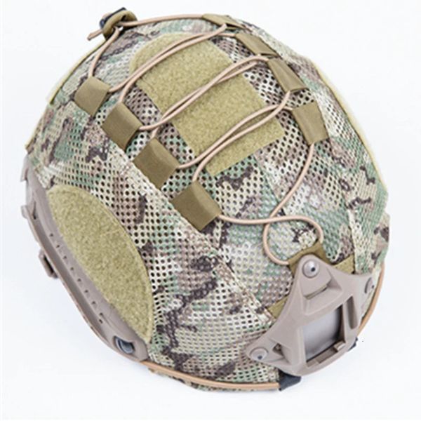 Casques de ski Housse de casque tactique Multicam pour casque Ops-Core FAST PJ et casques PJ 231205