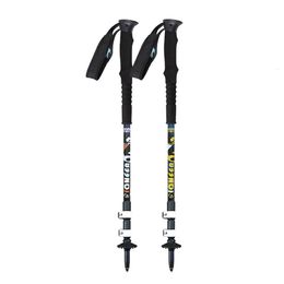 Bâtons de Ski léger en alliage d'aluminium serrure externe canne à 3 sections bâton de Ski randonnée alpinisme 7075 P710 231116