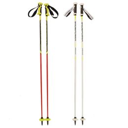 Ski -polen Ski Poles Double Board Skiën Competitief Kleine Rotary Skiing Crutch Cane Full Carbon Fiber Ski Stick 231213