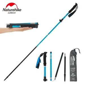 Bâtons de ski Trekking Pole ST09 Bâton de randonnée pliant Bâton de randonnée ultraléger Bâton de randonnée pliable Bâton d'escalade Bâton de randonnée 231124