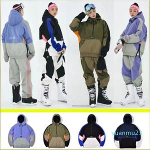 Ski set mannen overall dames pakken snowboard slijtage sneeuw echtgenoot jas winterbroek vrouw skims dupe snowboarddoek