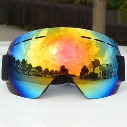 Lunettes de Ski Snowboard lunettes de soleil AntiUV coupe-vent équipement de sport professionnel hiver pour enfants hommes femmes 240106