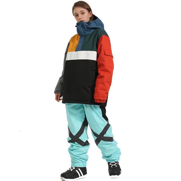Combinaison de Ski pour hommes et femmes, veste et pantalon de neige, ensembles de snowboard, vêtements de sport de plein air, vêtements d'hiver, Unsex 231227