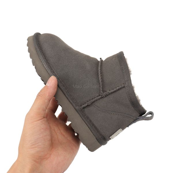 Skid Kids Niño Tasman Botas para niños Zapatillas para bebés Zapatos preescolares Tazz Diapositivas de piel Chesut Piel de oveja Shearling Classic Ultra Mini Boot Mulas de invierno 99235ess