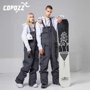 Skiing BIB Pants COPOZZ Men Women Ski Jacket Ski Pants Winter Warm Windproof Waterproof Ski Coat Overalls Outdoor Sport Skiing Clothing Snowboard 230922