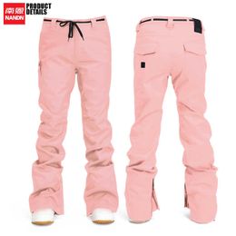 Ski BIB Pants NANDN Ski pantalon hommes femmes imperméable Snowboard L221025