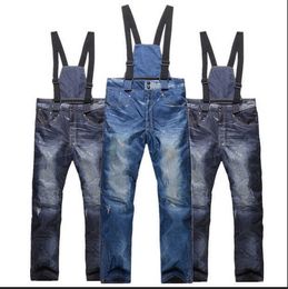 Ski -slabbuigbroek nieuwe mannen volwassen warme waterdichte sneeuw outdoor ski board skate slabbetjes jeans l221025