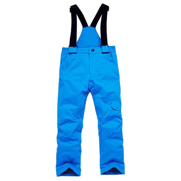 Ski BIB Pants New Sty Enfants Garçons Filles Haute Qualité Coupe-Vent Imperméable Ski Enfants Chaud Hiver Neige Snowboard Pantalon L221025