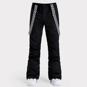 Pantalon de Ski tendance pour femmes, bretelles et snowboard, imperméable, coupe-vent, thermique, pour la marche de la neige, 231202