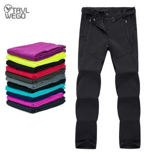 Ski -slabbussen Trvlwego Thermal Softshell Hiking Snowboard Camping Skating Skat Waterd Outdoor Trekking Fece For Women Trousers L221025