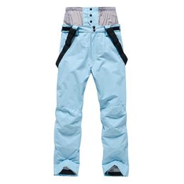 Ski-slabbuigbroek unisex winddichte waterdichte snowboarden winter buiten warme sport slabbetje geïsoleerd algemeen L221025