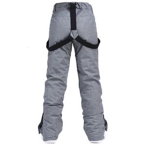 Pantalon de ski à bretelles Pantalon de neige imperméable pour hommes et femmes Pantalon à sangle de snowboard Coupe-vent Combinaison de ski Sports de plein air Ceinture Bavoirs Unsex Hiver 231025