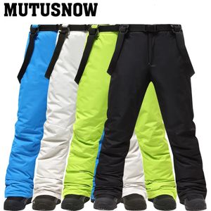 Pantalon de Ski à bretelles d'hiver, pantalon de Snowboard pour homme, imperméable et respirant, pantalon de Ski à 30 degrés, pour Camping en plein air, randonnée et alpinisme 231025