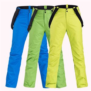 Pantalones con babero de esquí para mujer, pantalones deportivos gruesos para exteriores, impermeables, a prueba de viento, Snowboard cálido, invierno, L221025